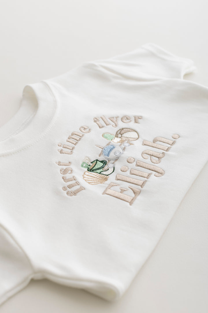 Shell Flyer classic Tshirt - Embroidered