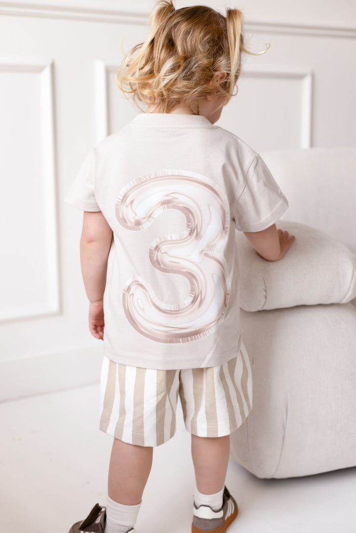 Balloon Birthday Tshirt Neutral - Print