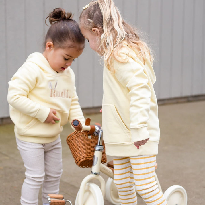 Bunny Signature Name Hoodie - Embroidered