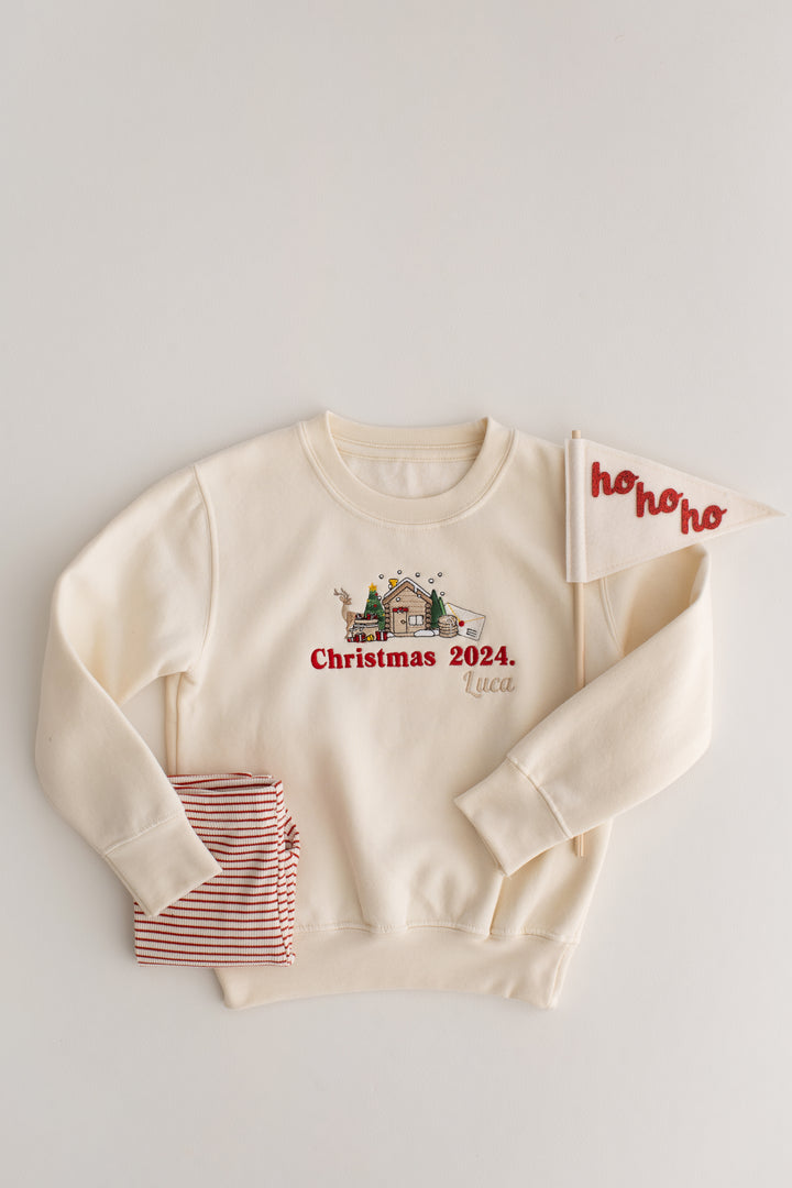 Matching Christmas 2026 Sweatshirt - Embroidered