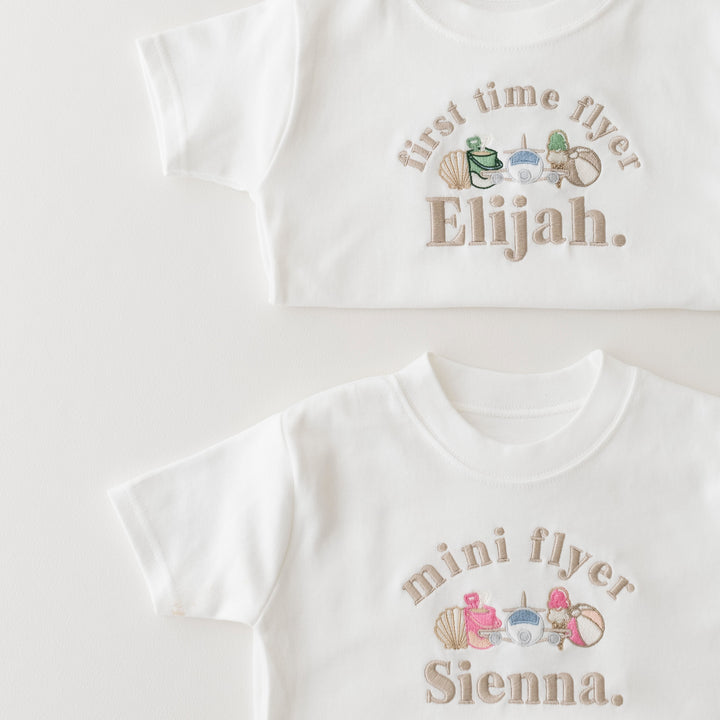 Shell Flyer classic Tshirt - Embroidered