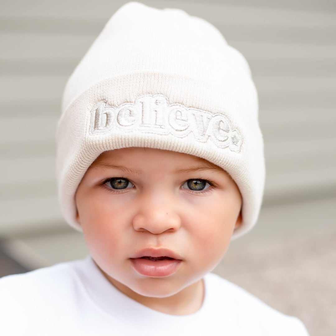 Believe Beanie - Embroidered
