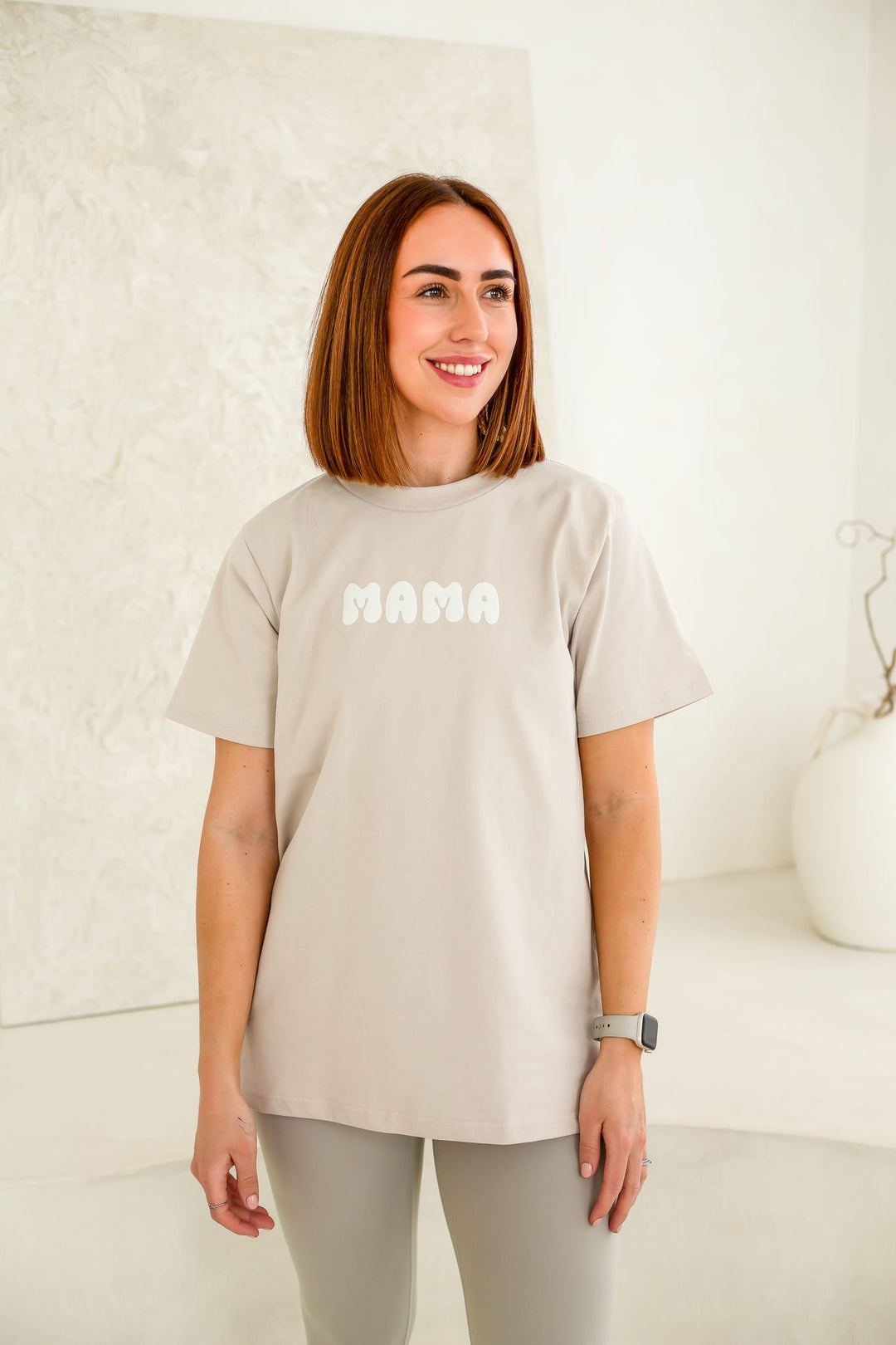 Matching Clay Adult Holiday Tshirt - Bubble Print