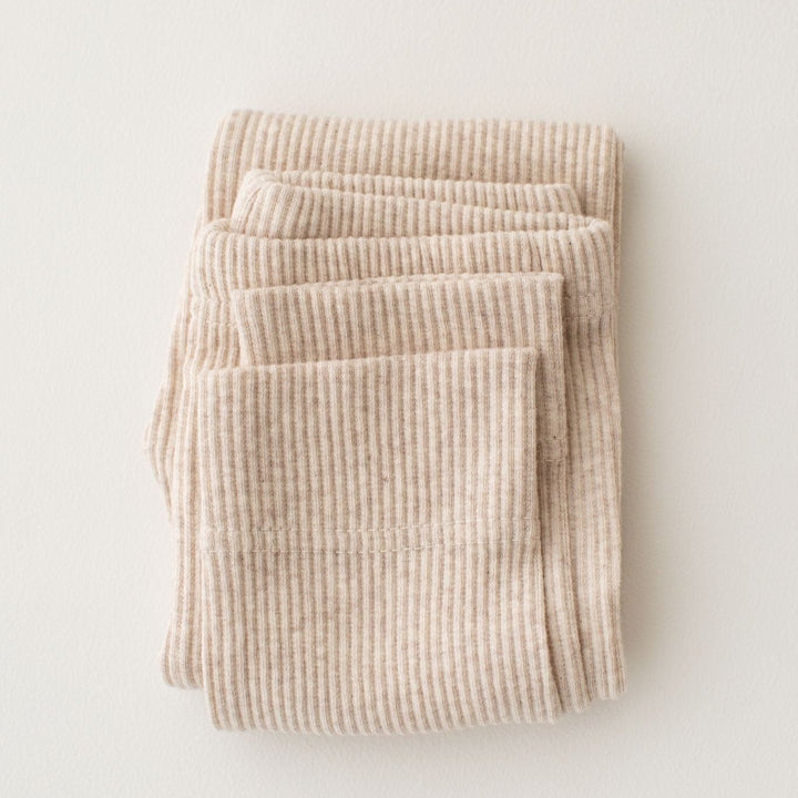 Oatmeal Ribbed Leggings