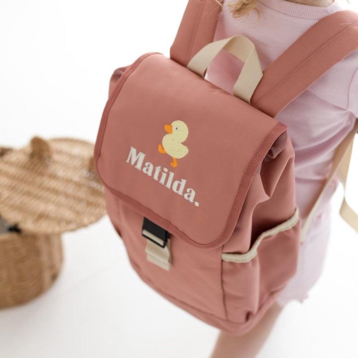 Picture Pastel Mini Backpack - Embroidered