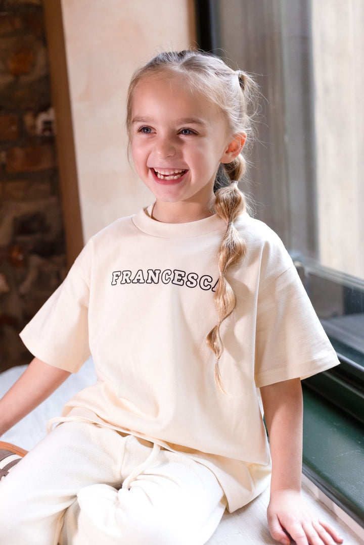 Kids Bucket List Vanilla T-Shirt - Print