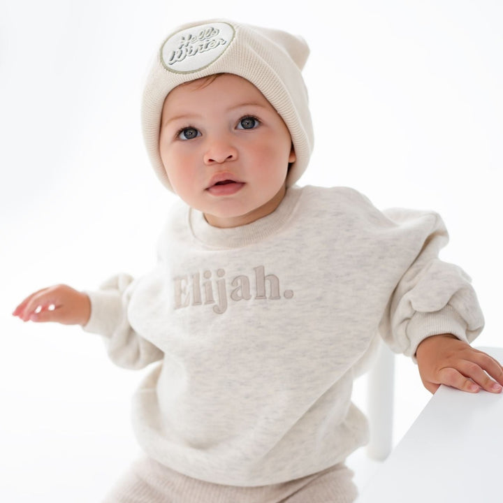 Oatmilk Oversized Sweatshirt