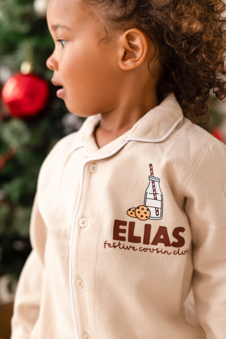 Festive Cousin Club Button up Set - Personalised (Print)