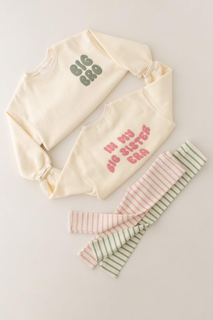 Indi Elle Big Bro Era Swetahsirt - Oversized Fit - Bubble Print