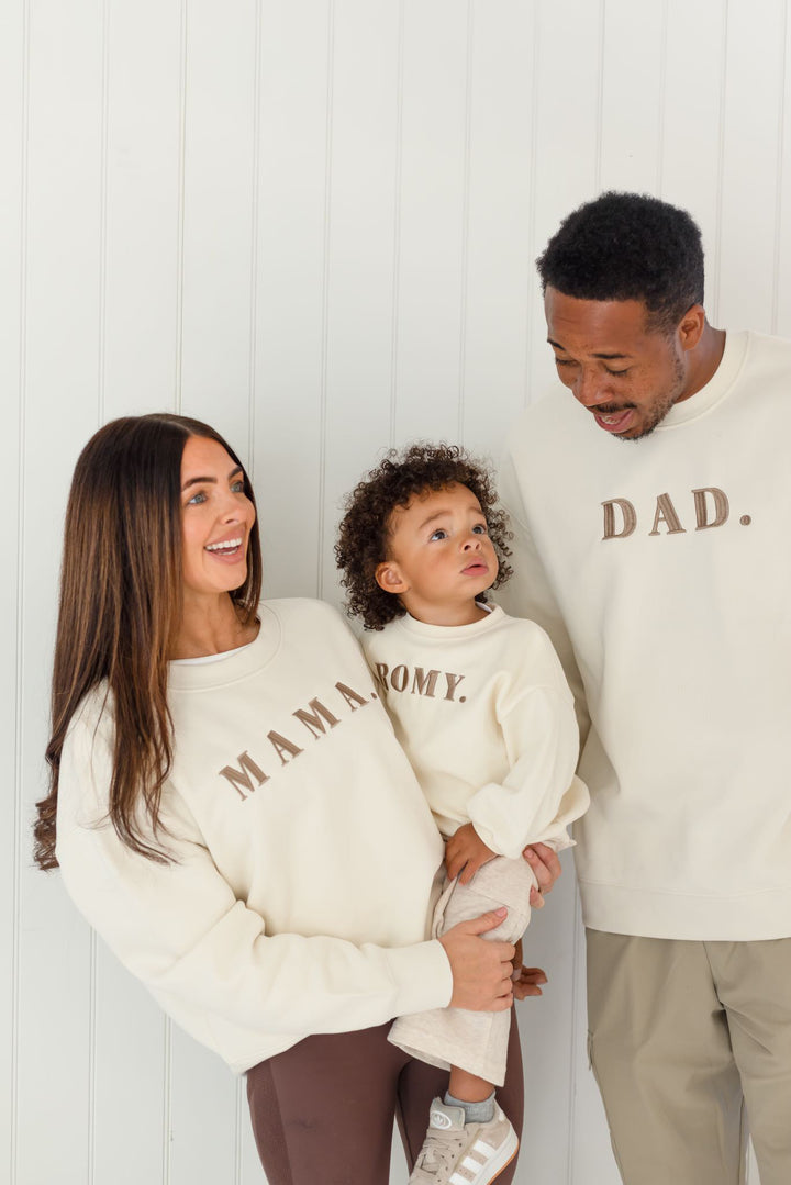 MAMA design CHOCOLATE Womens Sweatshirt - Embroidered