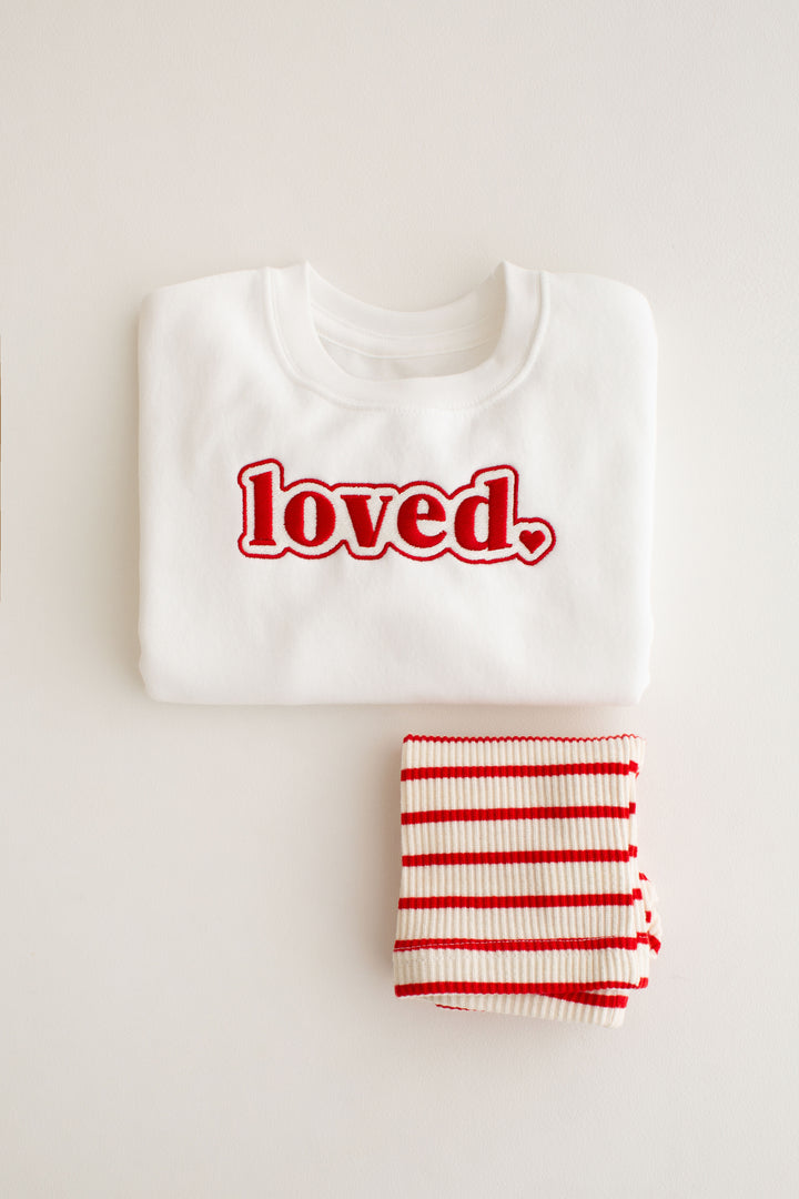 Loved Classic Sweatshirt - Embroidered