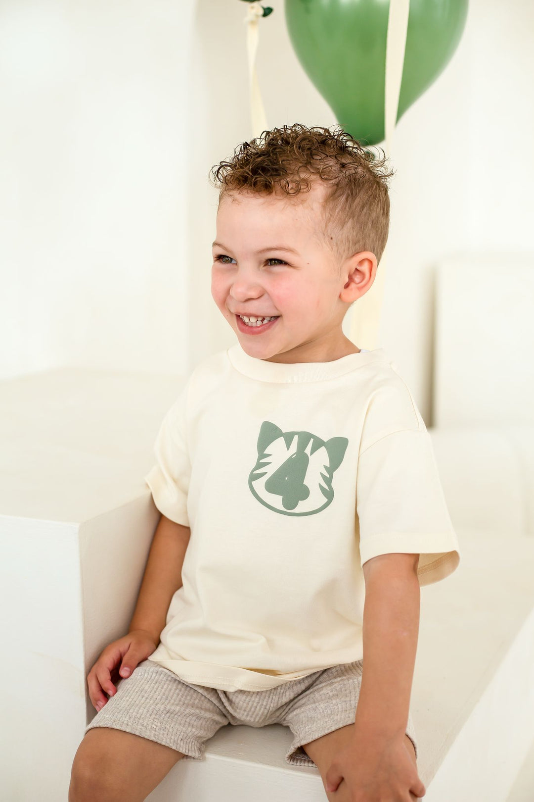 Fourever Wild Tiger Tshirt - Bubble Print