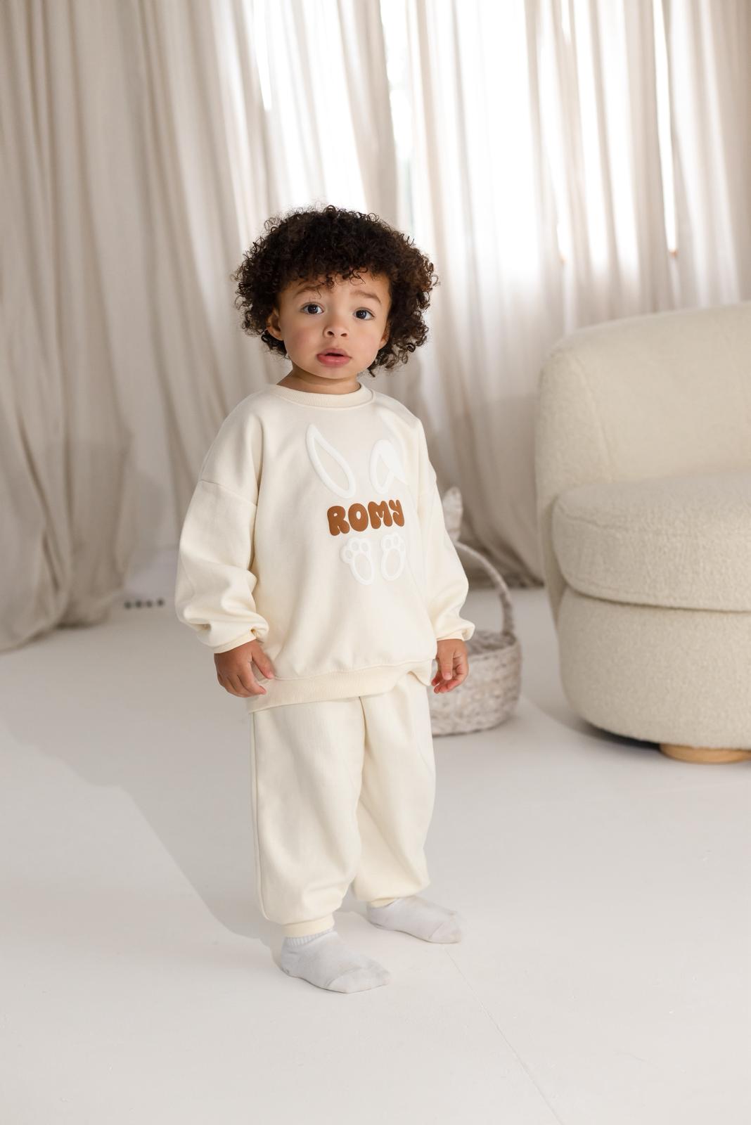 Easter Bunny Vanilla Personalised Name Tracksuit