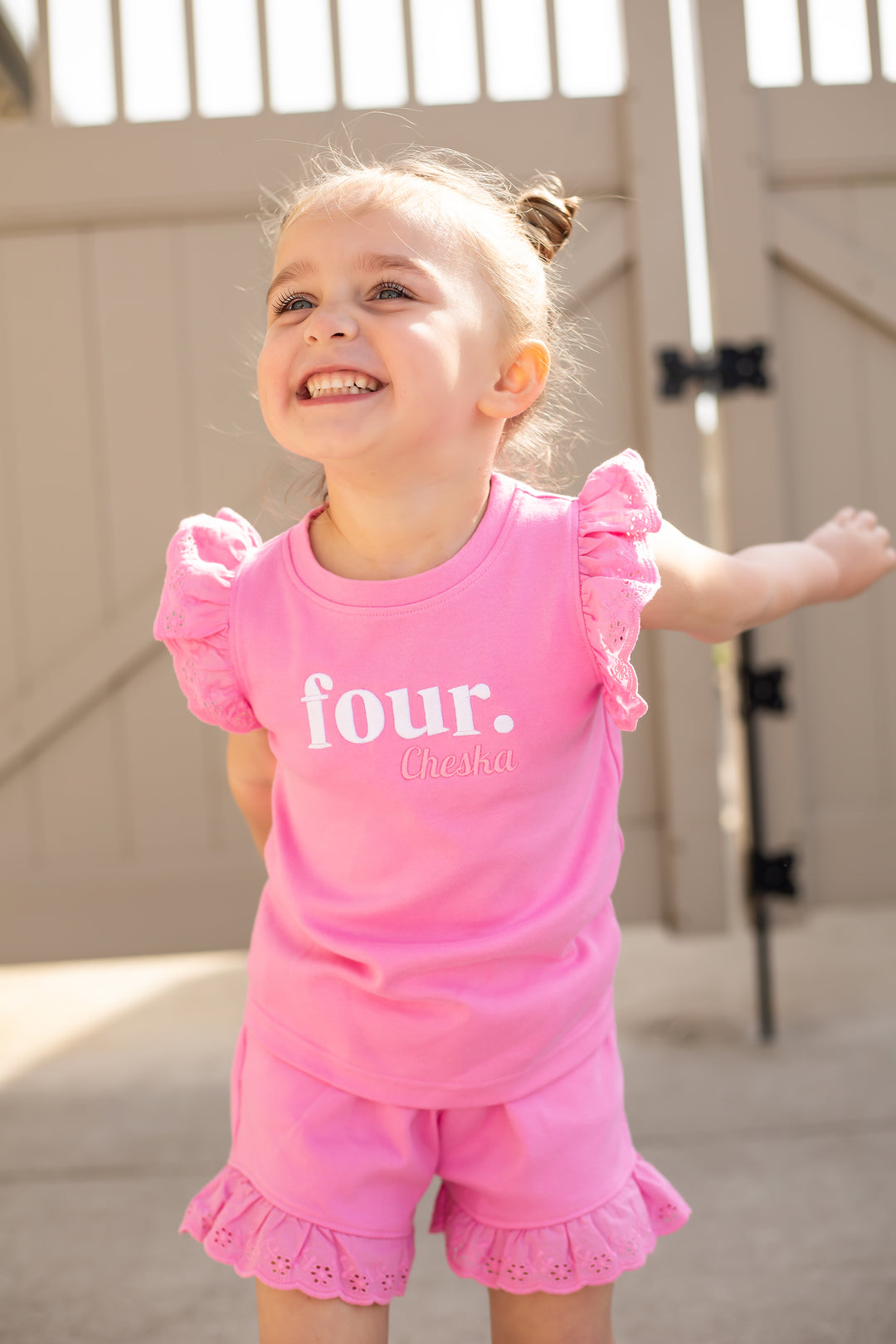 Birthday Frill Set - Embroidered