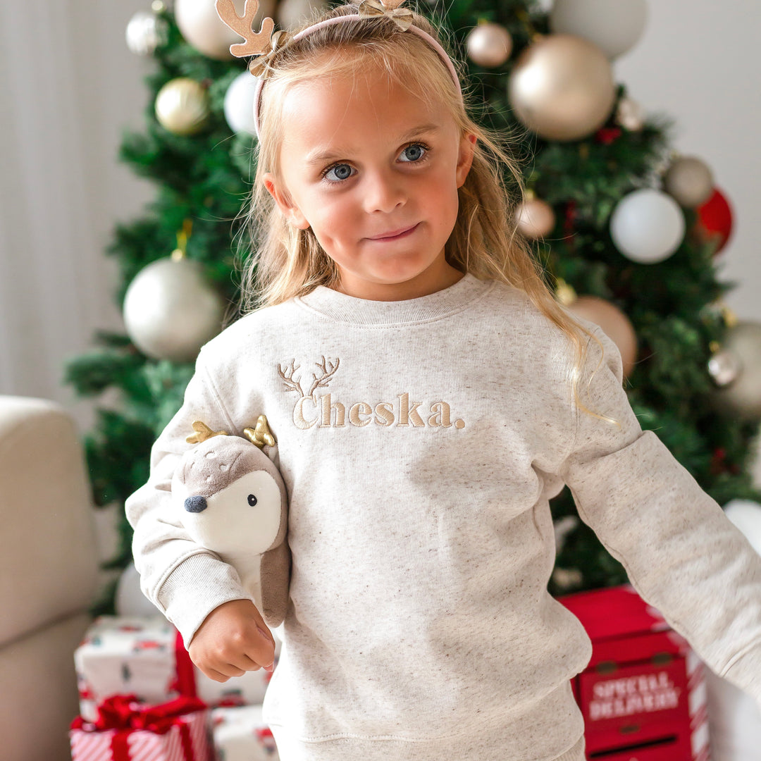 Limited Edition Name Antler sweatshirt - signature