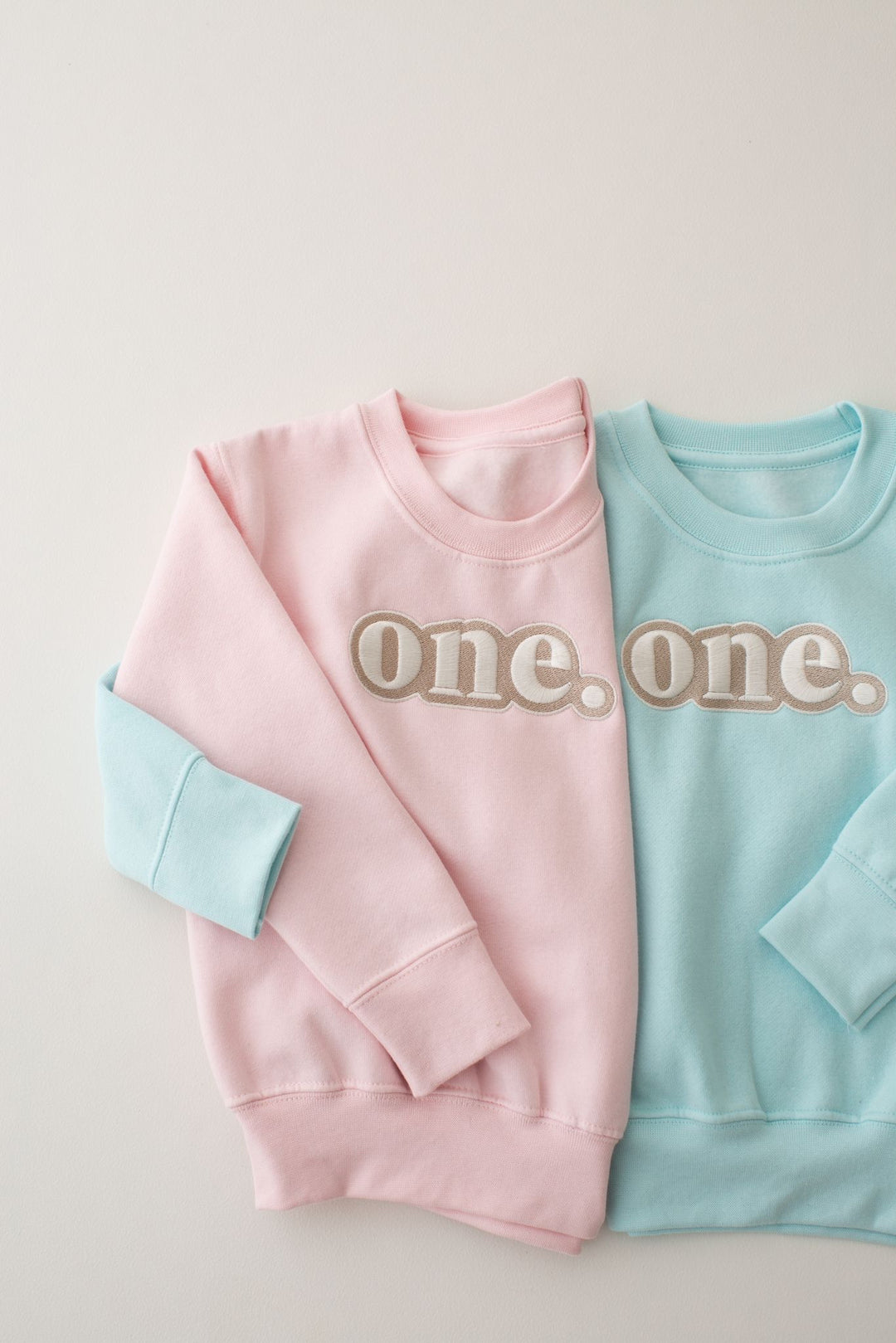 Pastel Bubble Birthday Age Sweatshirt - Embroidery