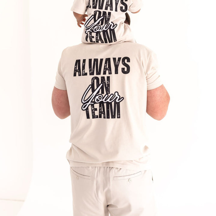 New Always on your team Adult Tshirt - Matching Print