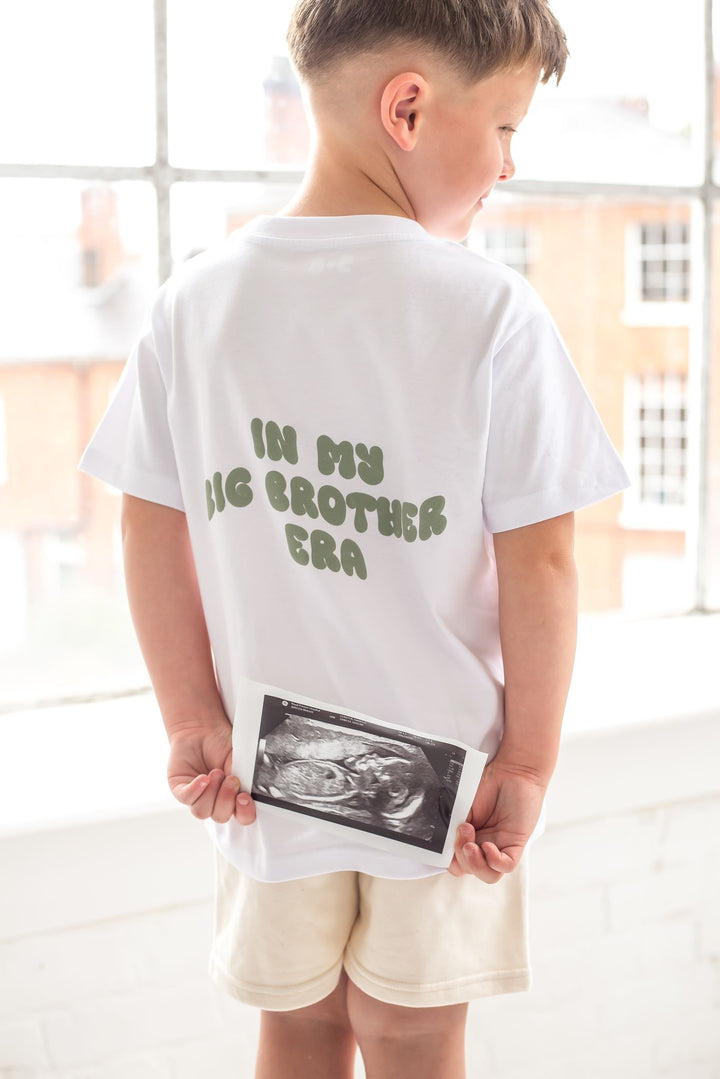 Big sibling era Tshirt - Bubble Print