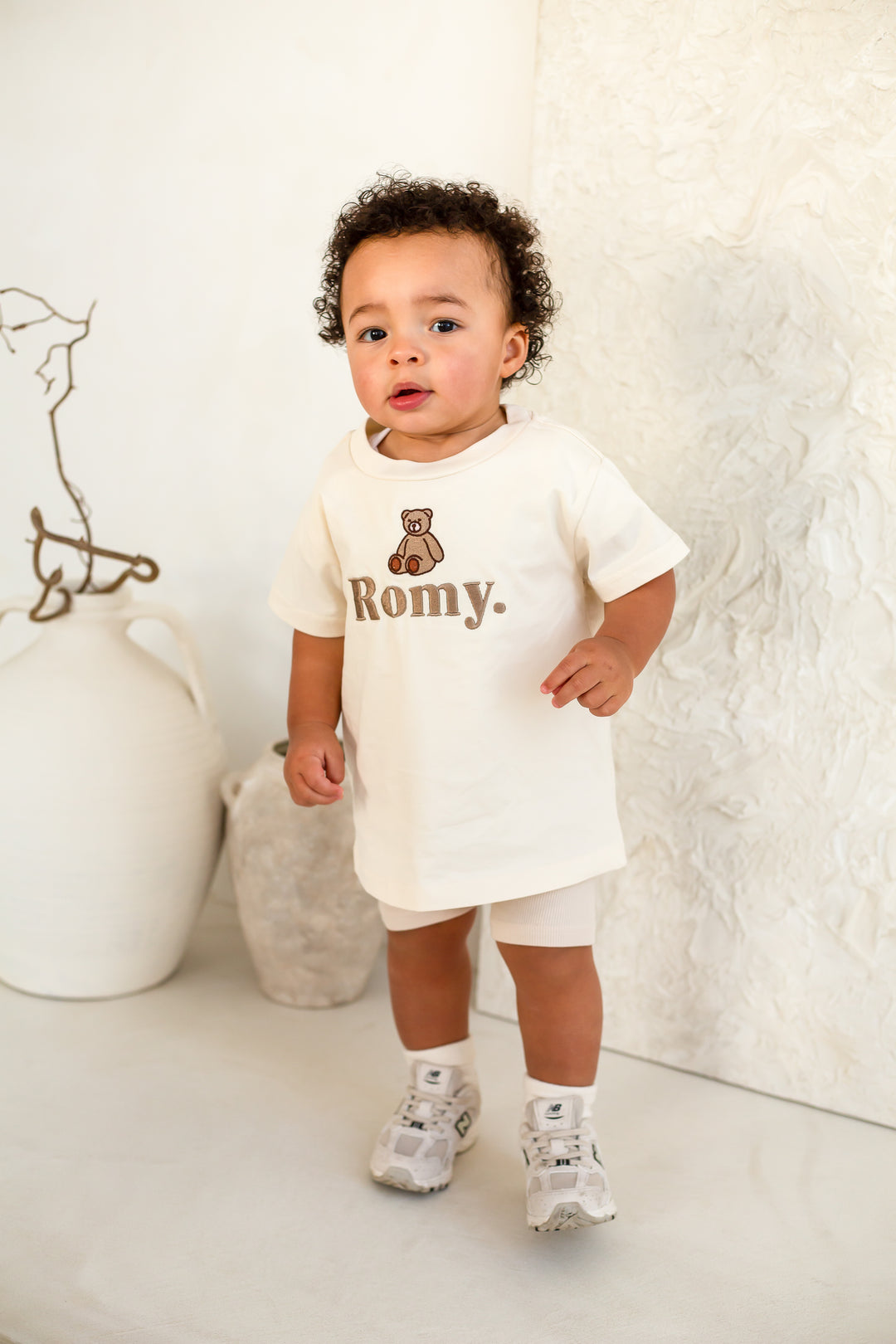 Bear Vanilla Name Tshirt - Embroidered