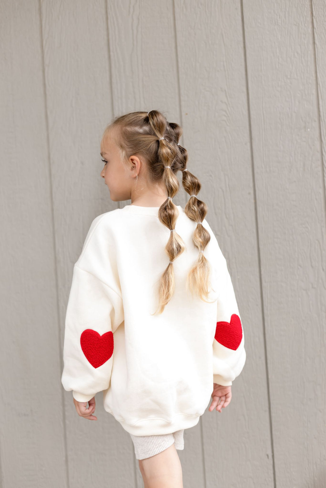Vanilla Birthday Heart Sweatshirt - Embroidered