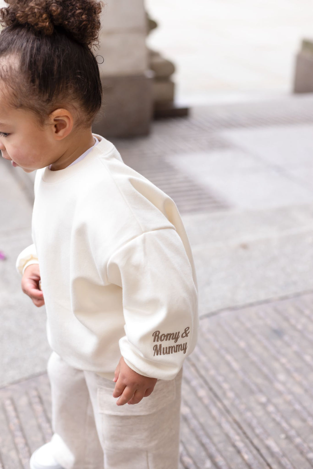 Sleeve Mother's Day Signature Sweatshirt - Embroidery