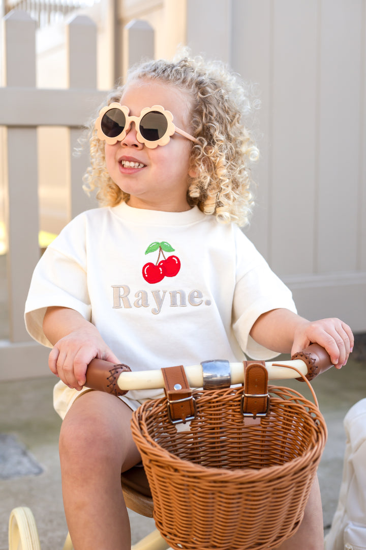 Cherry Vanilla Name Tshirt - Embroidered