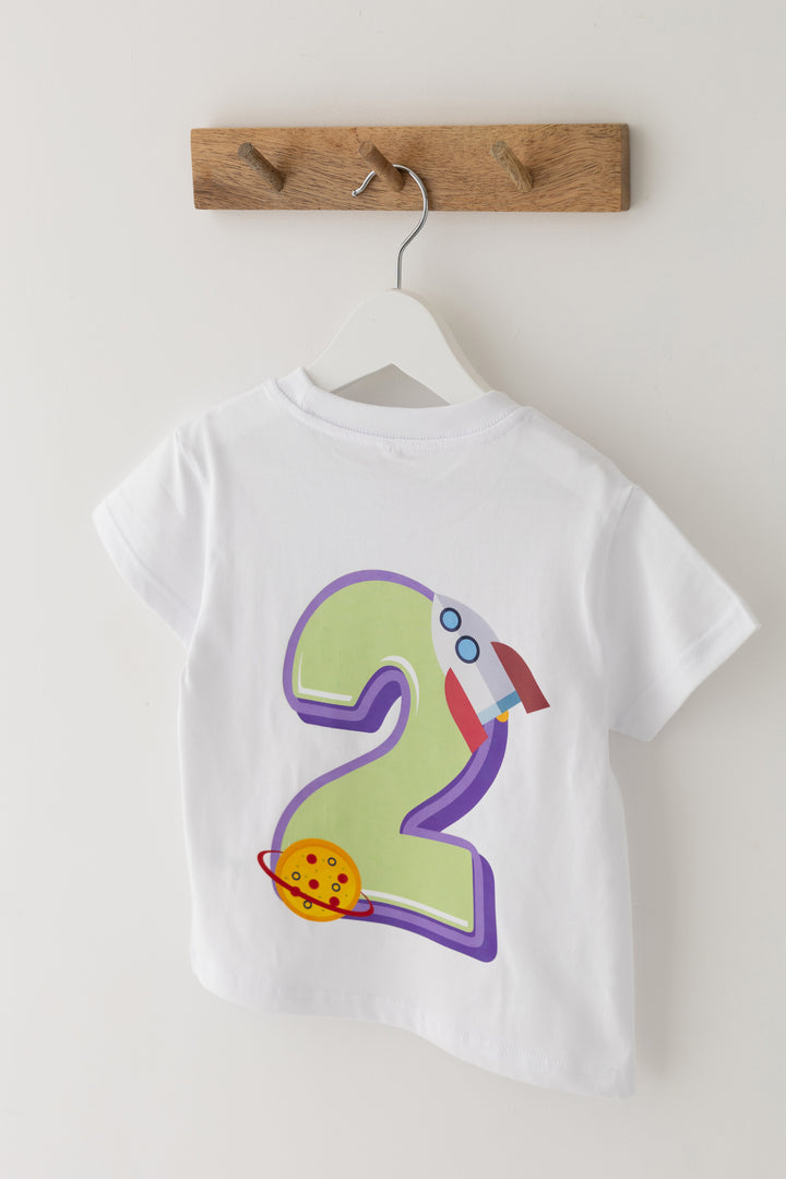 Cowboy or Space Inspired Birthday Tshirt - Print
