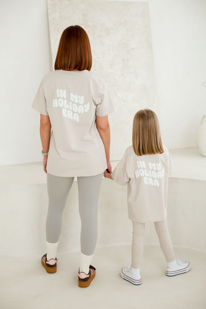 Matching Clay Child Holiday Tshirt - Bubble Print