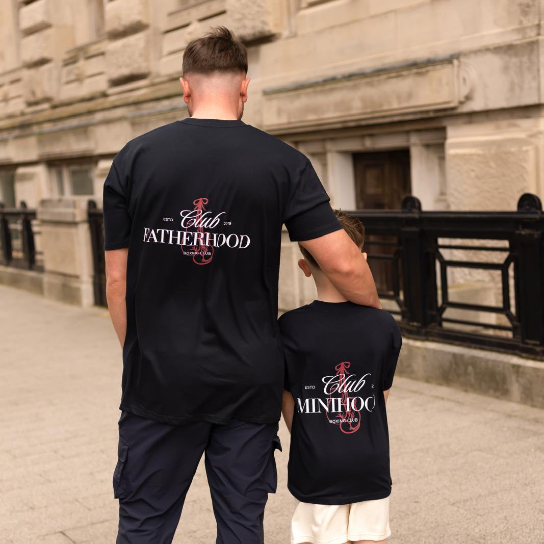 Boxing theme Matching Child Tshirt - Print