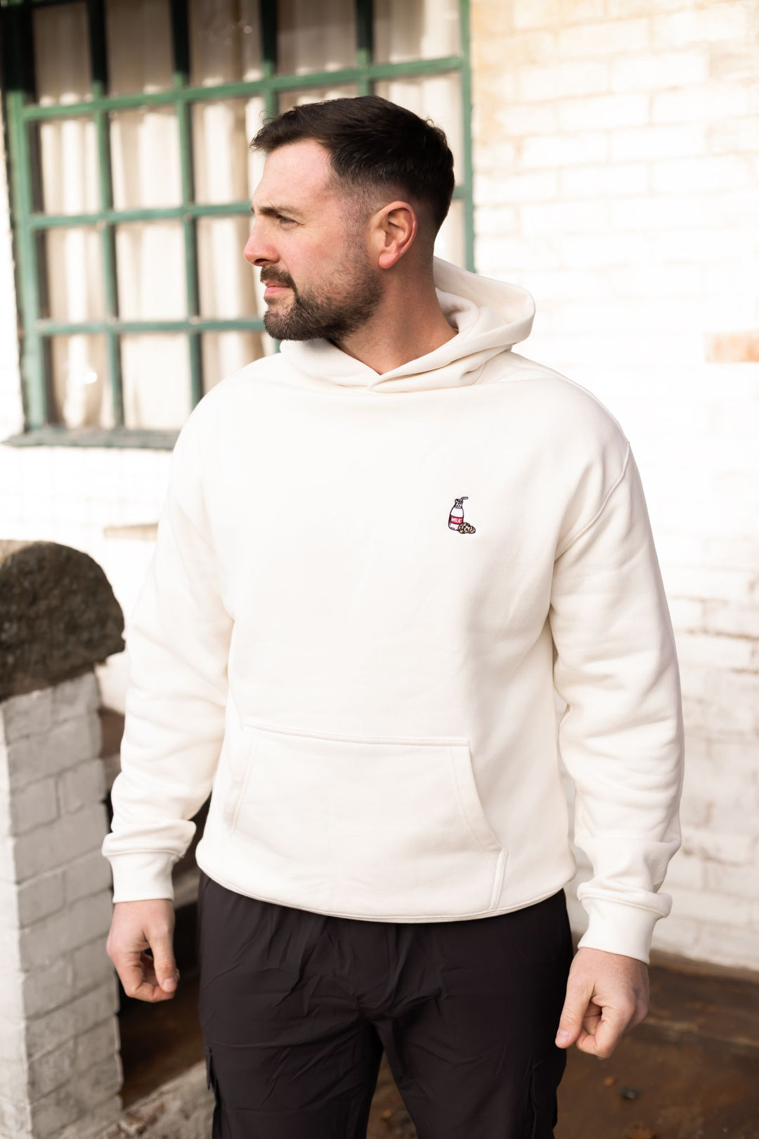 Milk + Cookies Unisex Hoodie - Embroidery VANILLA