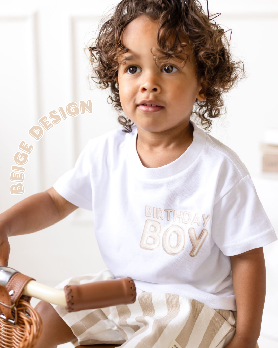 Balloon Birthday Tshirt Neutral - Print