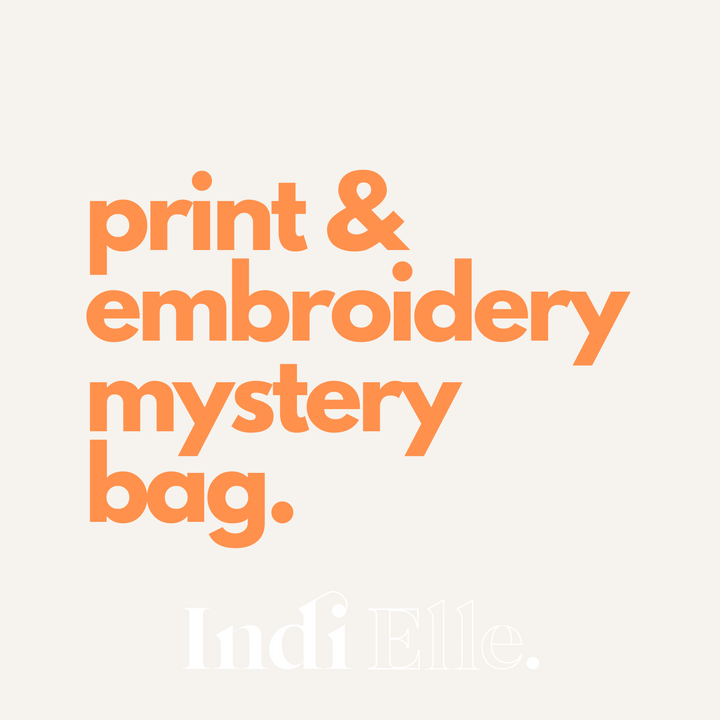Print & Embroidered Mix - Mystery Bag