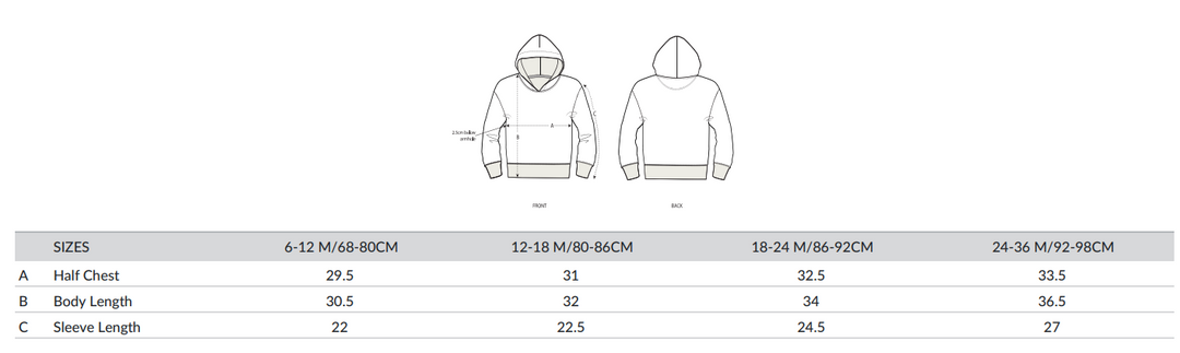 Child Matching Signature Hoodie - Embroidered
