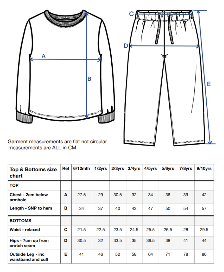 New Checked Birthday PJ Set