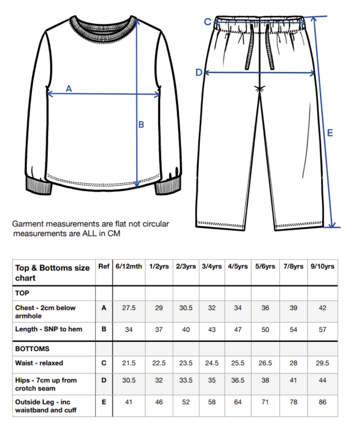 New Checked Birthday PJ Set