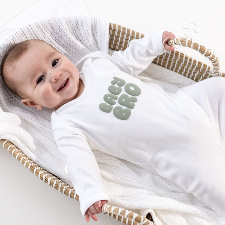 Baby Sibling Romper - Bubble print