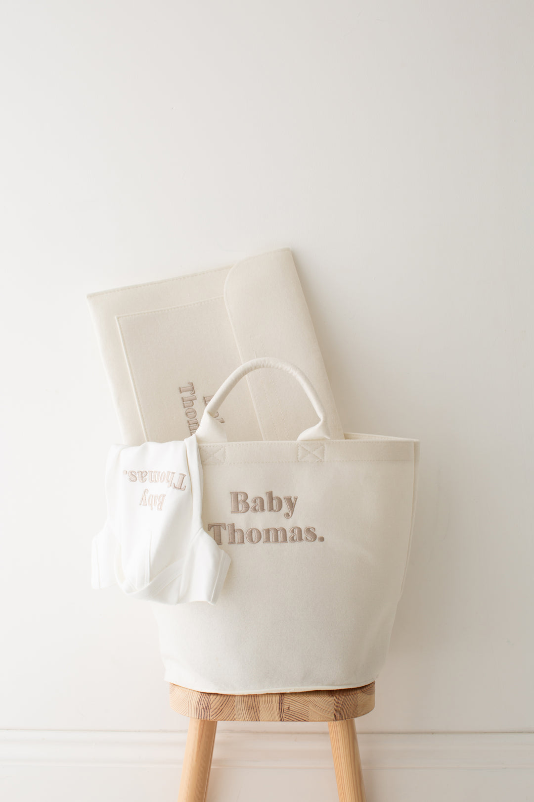 New Surname Baby Set - Embroidered