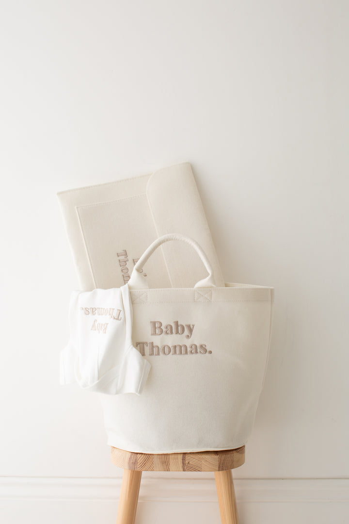 New Surname Baby Set - Embroidered