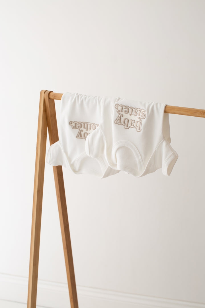 Bubble Sibling Babygrow - Embroidered