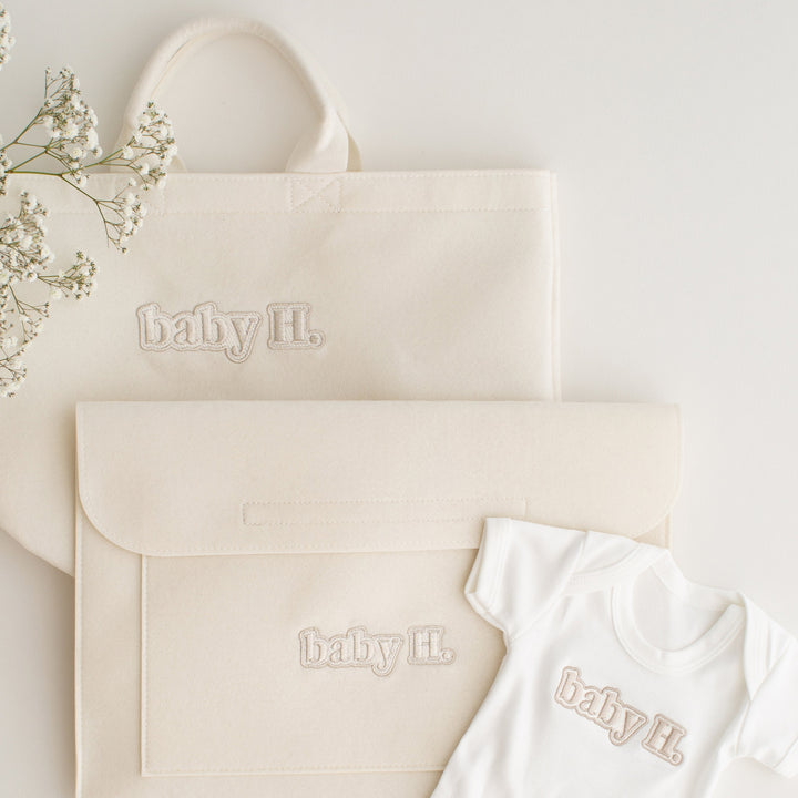 New Baby Set - Embroidered