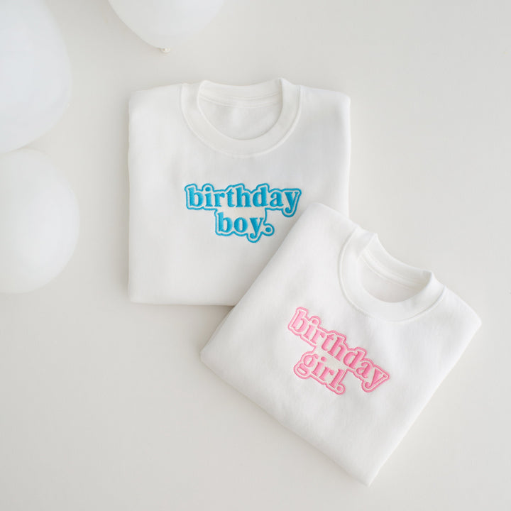 Bubble Birthday Boy/Girl Sweatshirt - Embroidery