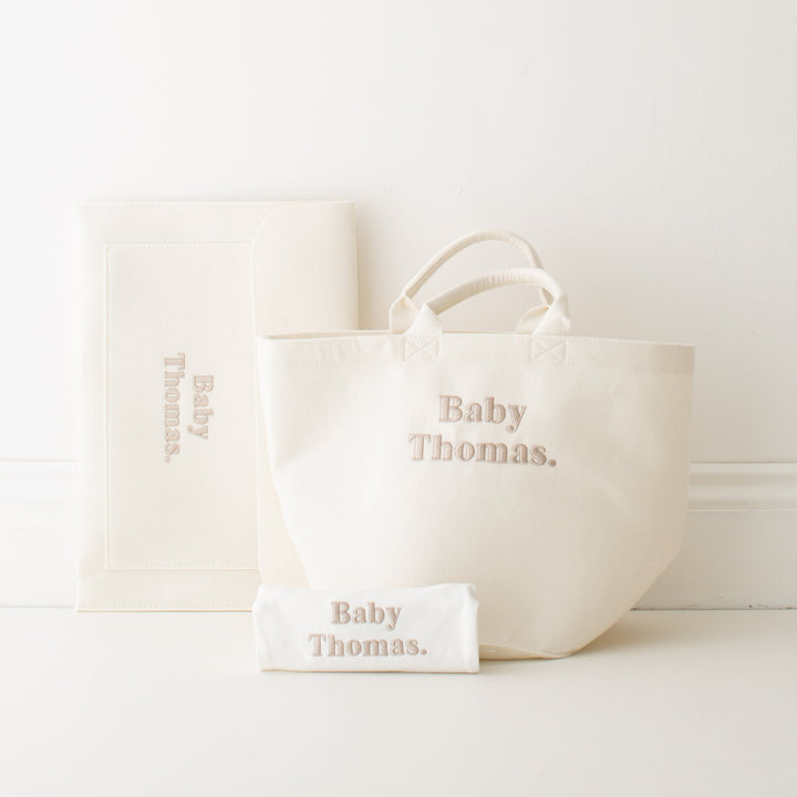 New Surname Baby Set - Embroidered