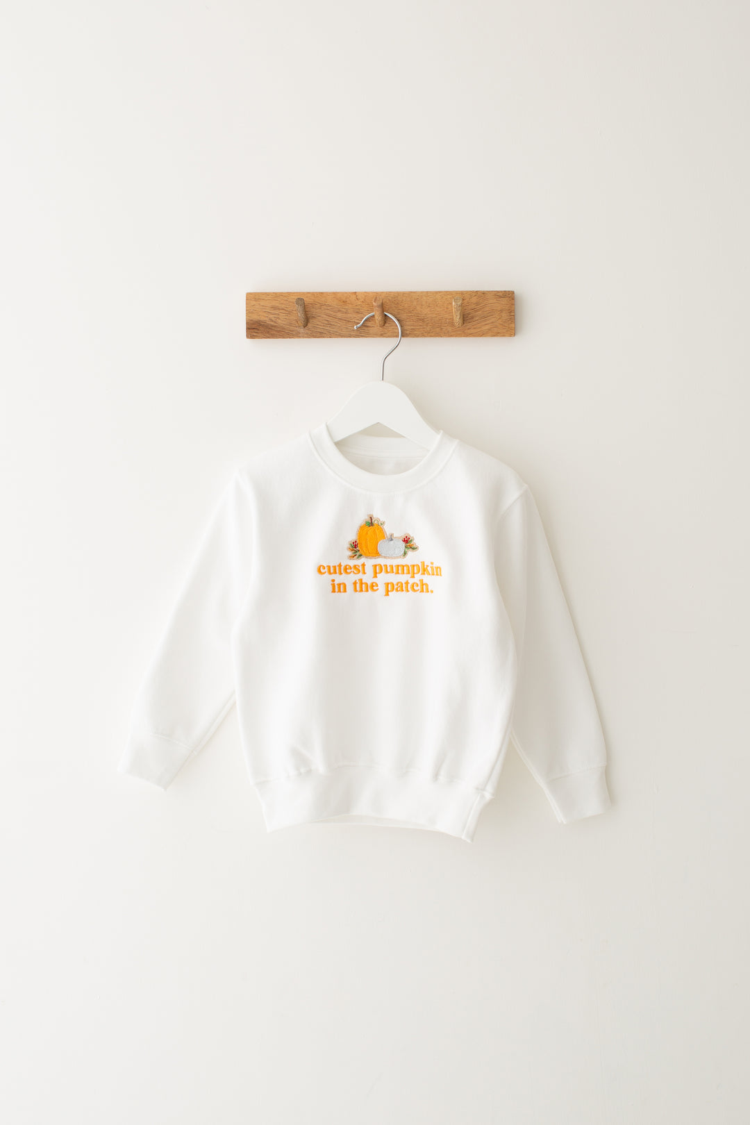 Cutest Pumpkin Sweatshirt - Embroidered