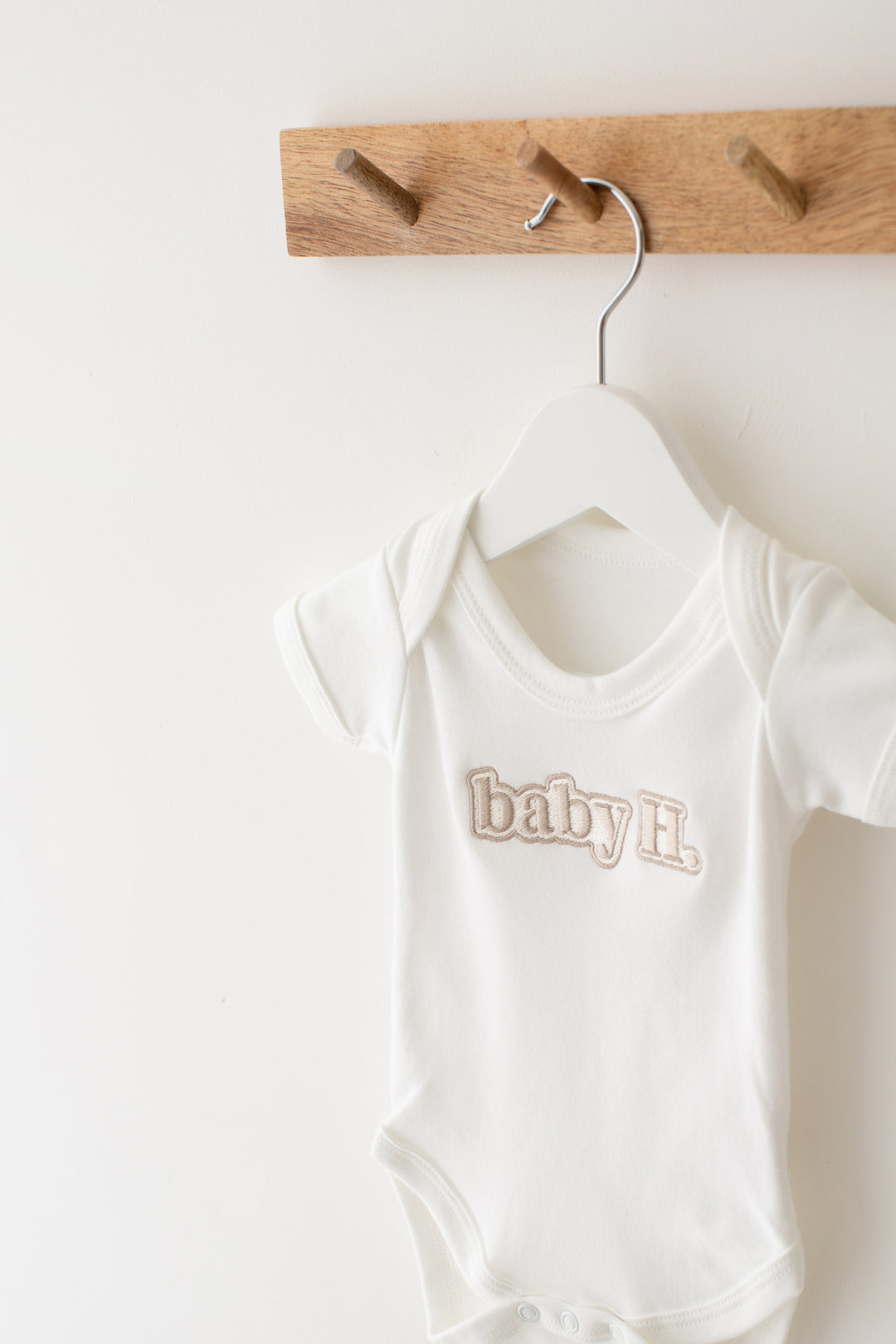 baby bubble Babygrow - Embroidered