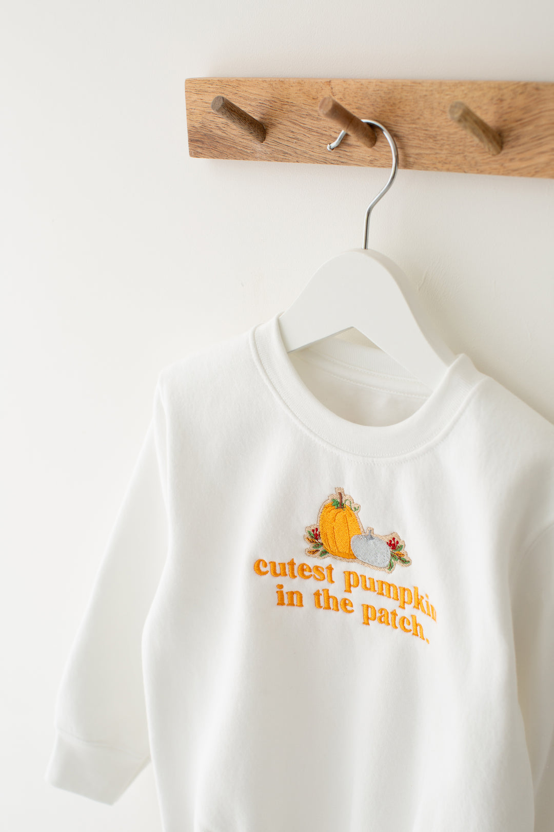 Cutest Pumpkin Sweatshirt - Embroidered