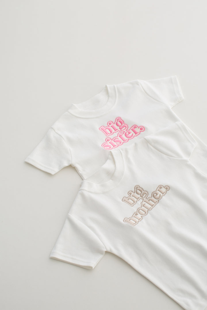 Bubble Sibling Tshirt Classic - Embroidered
