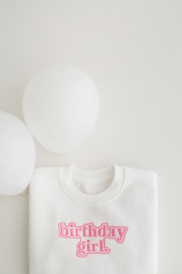 Bubble Birthday Boy/Girl Sweatshirt - Embroidery
