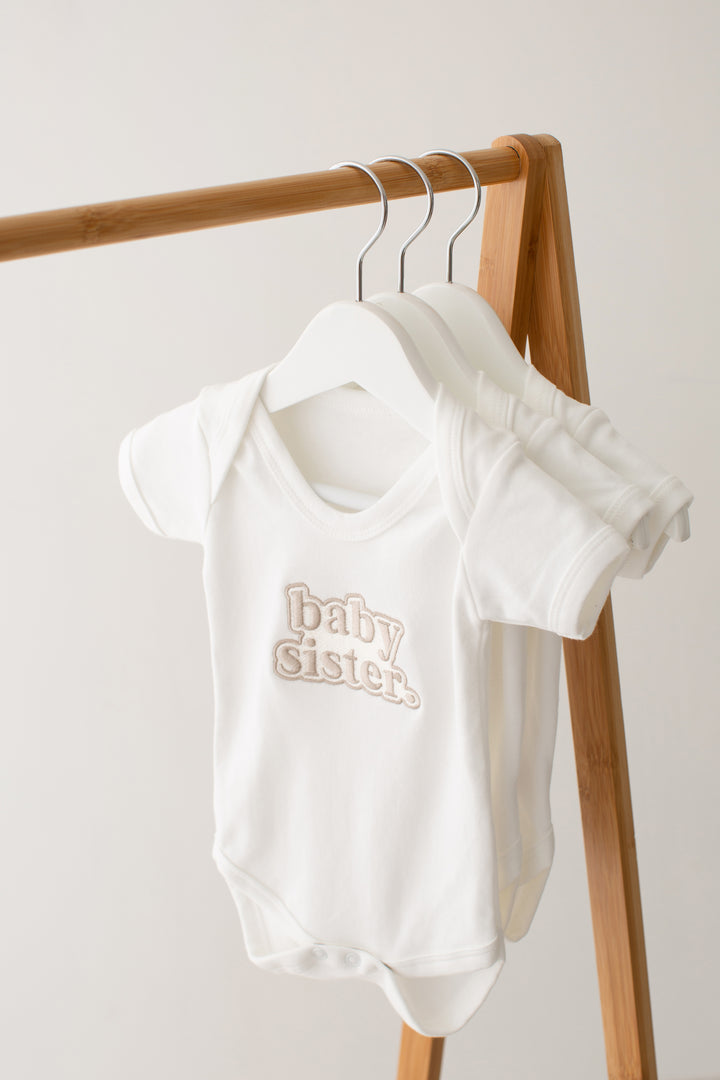 Bubble Sibling Babygrow - Embroidered