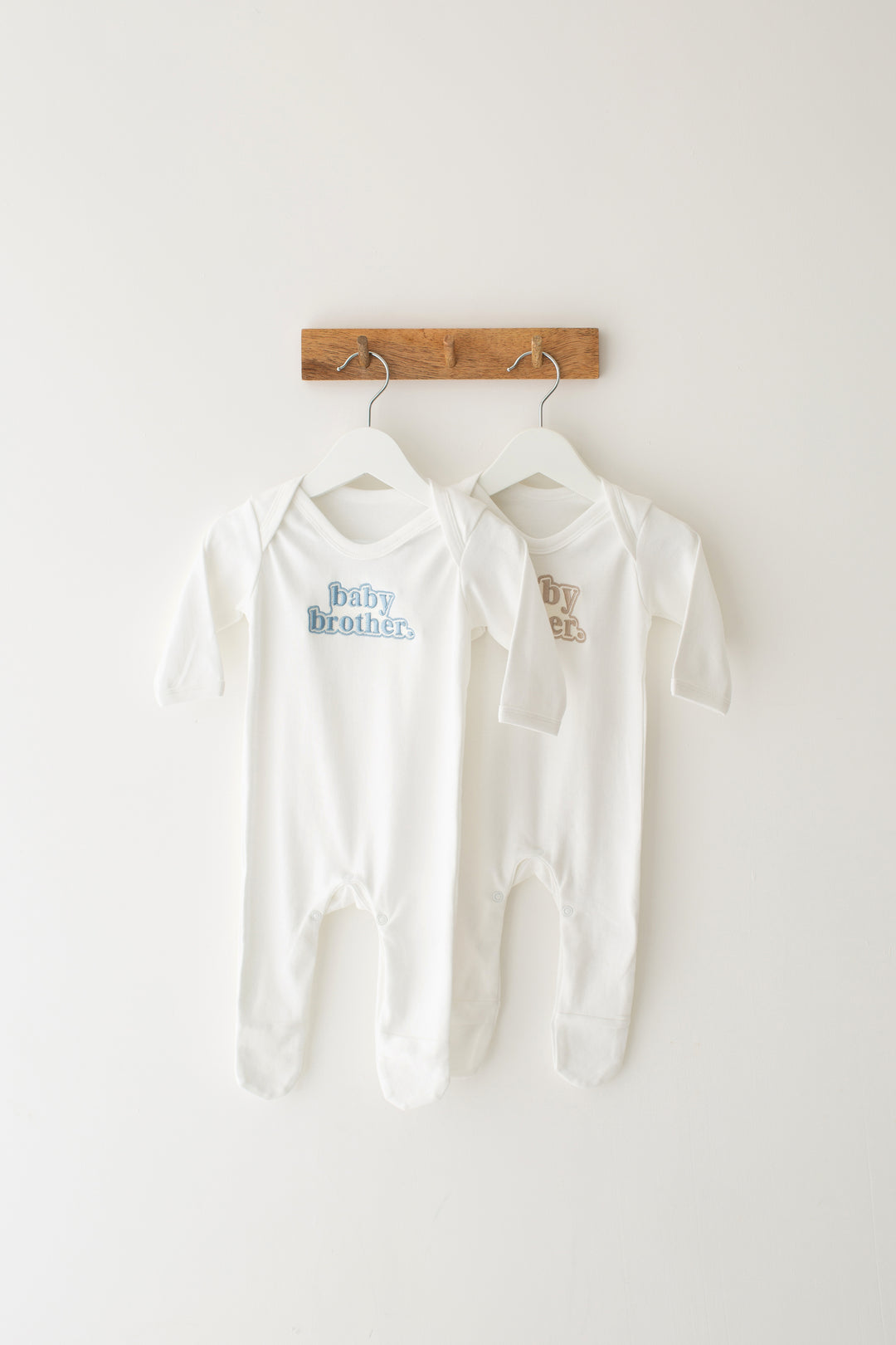 Baby Sibling Rompersuit - Bubble Embroidered