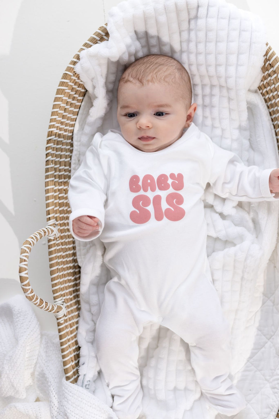 Baby Sibling Romper - Bubble print